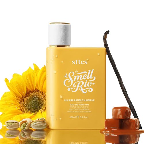Sttes Perfume 602# (Irresistible Sunshine) - Eau de Perfume 100ml (3.4fl oz) Vanilla Gourmet Tune (Caramel Vanilla Flavor)
