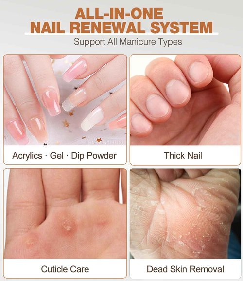 Professional Nail Drill Machine, AZ GOGO 40000RPM Rechargeable Electric Portable Nail Drill for Acrylic Gel Nails, Powerful Pro Efile Coreless Motor Quieter, High Efficiency for Salon or Home DIY