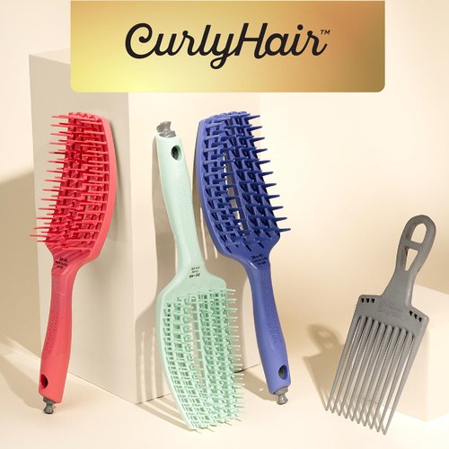 Olivia Garden CurlyHair 4-Piece Box Set (CH-DB, CH-SB, CH-WB, CH-PC) in Recycled PET Box
