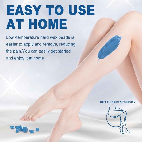 5lbs Hard Wax Beads for Hair Removal, Scented Bulk Brazilian Waxing Bead for Bikini, Body, Face, Sensitive Skin Stripless Wax Bean Coarse Fine Professional Wax Pellets Refill Ideal for Salon Home Use