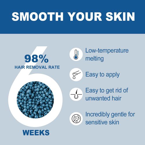 5lbs Hard Wax Beads for Hair Removal, Scented Bulk Brazilian Waxing Bead for Bikini, Body, Face, Sensitive Skin Stripless Wax Bean Coarse Fine Professional Wax Pellets Refill Ideal for Salon Home Use