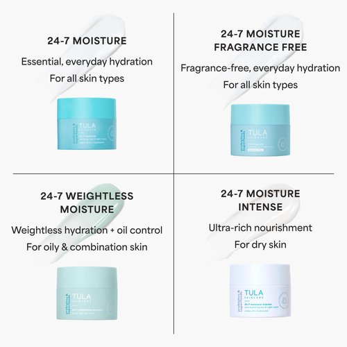 TULA Skin Care 24-7 Supersize Moisture Intense Ultra Hydrating Day & Night Cream - Ultra Nourishing Moisturizer for Face, Improves, Soothes & Maintains Skin Balance, 3.31 oz.