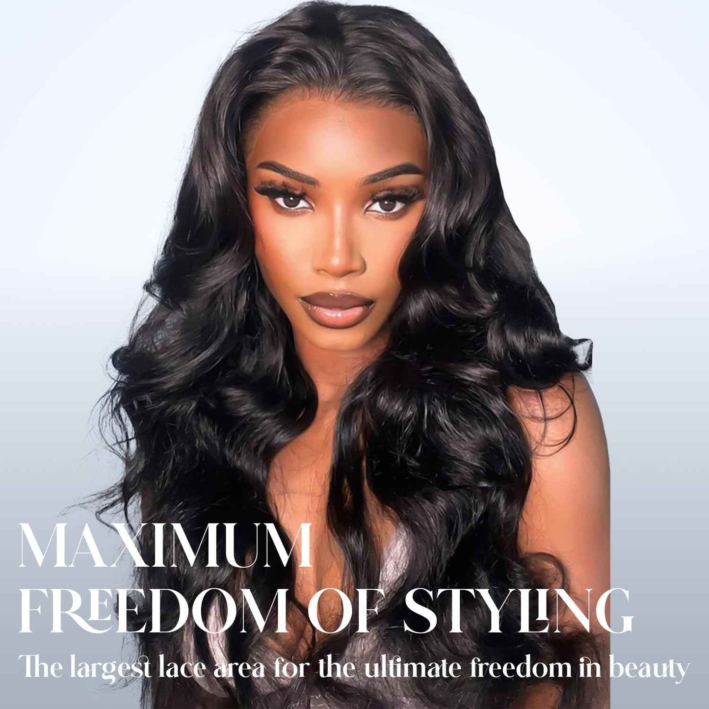 28 inch Body Wave Lace Front Wigs Human Hair 200% Density Pull Go 13x6 HD Transparent Glueless Human Hair Wig for Women Pre Plucked Pre Cut Bleached Knots with Baby Hair