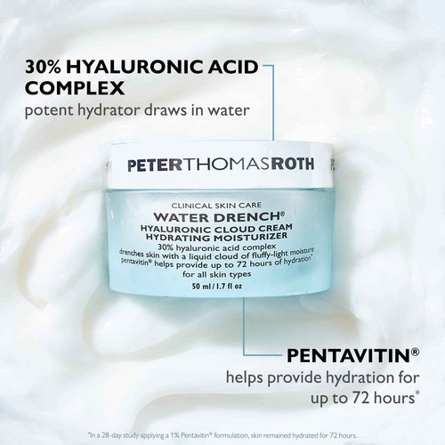 Peter Thomas Roth | Travel-Size FIRMx® Peeling Gel, Water Drench® Hyaluronic Cloud Cream Hydrating Moisturizer, Water Drench® Broad Spectrum SPF 45 Hyaluronic Cloud Moisturizer