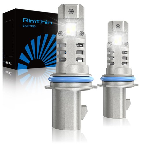 rimthin 9004 Fog Bulbs, HB1 Bulb 60W 16000LM, 6000K Cool White, Plug-N-Play, IP67, Pack of 2