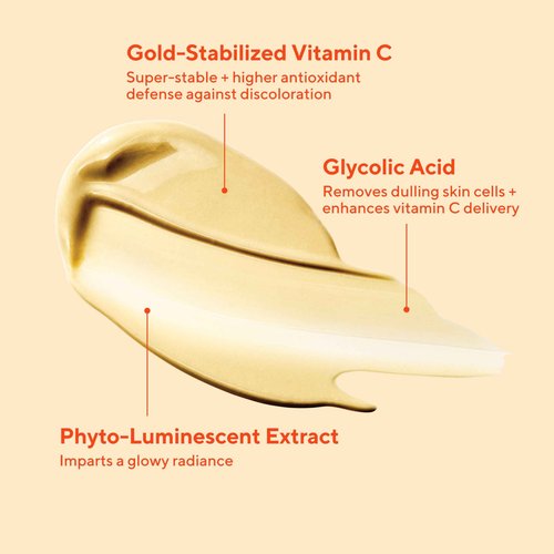 Murad Vita-C Glycolic Serum - Advanced Brightening Vitamin C and Glycolic Acid Face Serum for Improved Skin Tone and Texture - Gold-Stabilized Vitamin C for Enhanced Efficacy and Potency - 1 Fl Oz