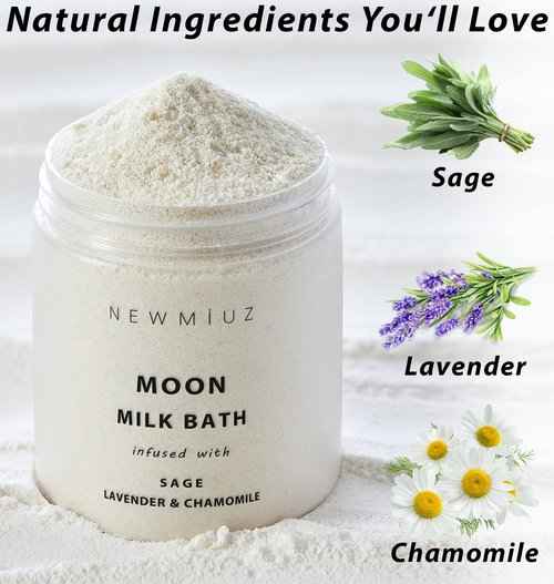 Fizzing Bubble Bath Bombs & Milk Bath Gift Set Pack of 3 - Perfect Selfcare Gift for Birthday Christmas or Stocking Stuffers