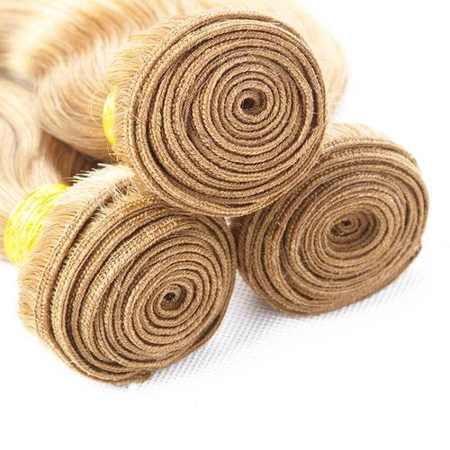 Labamiya Human Hair Bundles 20 22 24 Inch Straight P27/613 Bundles Human Hair 11A Brazilian Virgin Quick Weave Hair for Black Women