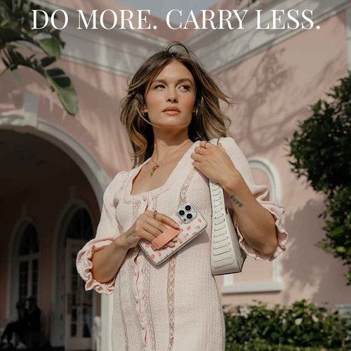 Walli Cases for iPhone 15 Plus Case Aesthetic Wallet Phone Case Card Holder, Securely Holds up to 2 Cards - Cute, Trendy Phone Cover for Women, fits iPhone 15 Plus, with Kickstand & Finger Strap