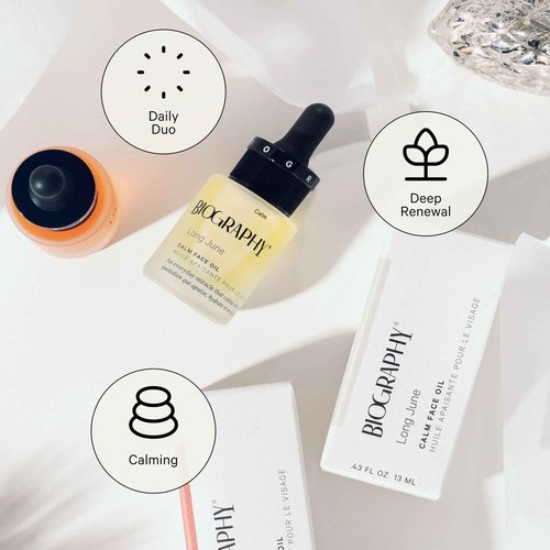 Facial Oil Gift Set- Skin Care Kit for Women- Smoothing, Quieting Moisturizer & Hydrator- Daily & Overnight Use- Beauty Travel Size Skincare Set- Ideal Gift for Women & Teens- Mini Bar by Biography