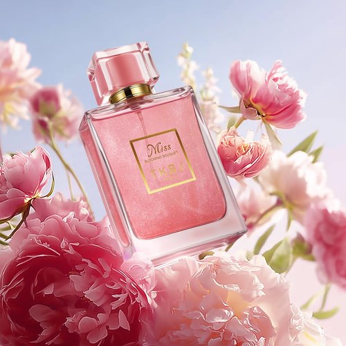 TKBJ Miss Blooming Bouquet Eau de Toilette for Women, Floral Fruity Perfume with Peony & Musk - Inspired by Dioor, 3.4 oz / 100ml, Elegant & Long-Lasting Fragrance