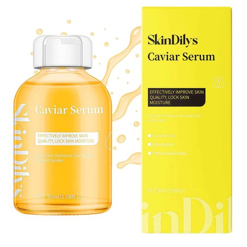 Skindilys Australian Brand Caviar Face Serum 30ml / Anti-Wrinkle, Brightens and Firms, Hydrates, Smooths Fine Lines, Evens Skin Tone, and Boosts Radiance for a Youthful, Healthy-Looking Complexion