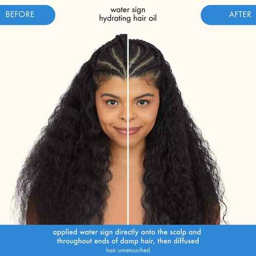 Amika water sign hydrating hair oil with hyaluronic acid bundle with 275ml intense moisture conditioner