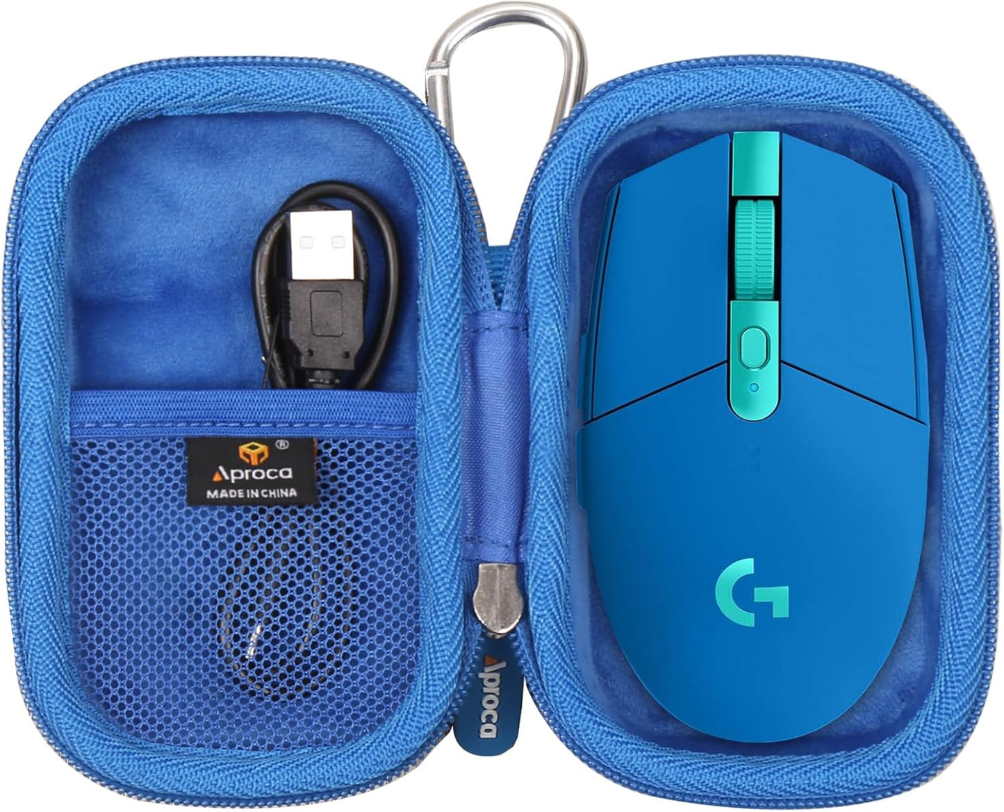 Aproca Black Portable Hard Storage Case, for Logitech G305 Lightspeed Wireless Gaming Mouse