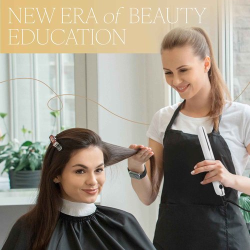 TuModelo Professional Hair Straightener – Ceramic Tourmaline Technology for Sleek & Curly Styles, Fast Heat-Up, Adjustable Temperature Professional Flat Iron, 1" Inch