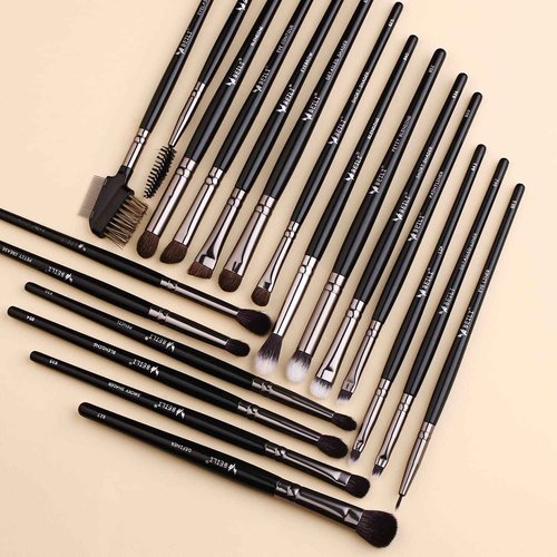 BEILI Makeup Brushes 40Pcs Professional Makeup Brush Set Premium Synthetic Kabuki Foundation Blending Face Powder Blush Concealers Eye Shadows Make Up Brushes Kit