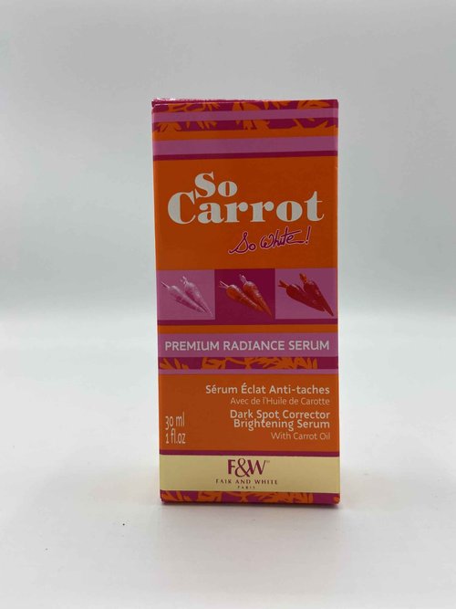 Fair & White So Carrot Brightening Radiance Serum 30ml - Skin Brightening Properties with Carrot Oil