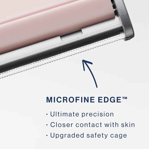 DERMAFLASH LUXE+ Sonic Dermaplaning Tool for Face Peach Fuzz Removal, Anti-Aging and Exfoliation, Icy Pink