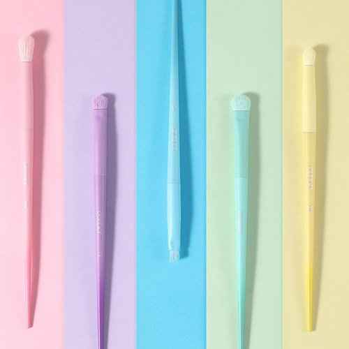 Docolor 17Pcs Colourful Makeup Brushes Set + 54Colors Gemstone Eeyshadow Palette Ultra Pigmented Matte Shimmer Metallic Natural Blendable Cream Powder Long Lasting Waterproof Make Up Eye Shadow