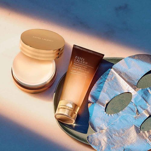 Estée Lauder Advanced Night Repair Concentrated Recovery Moisturizing PowerFoil Face Mask with Hyaluronic Acid | Sheet Mask, 4-Pack