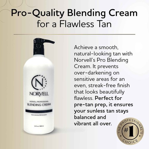 Norvell Premium Professional Sunless Tanning Spray Tan Bundle - Venetian Plus, 34 Fl Oz and Barrier Cream, 32 Fl Oz
