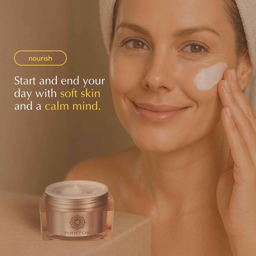 PERFECT ONE Firming Face Cream – Anti-Aging Collagen Moisturizer with Hyaluronic Acid, Niacinamide, and Squalane for firmer, brighter hydrated skin – All-in-One Skin Tightening Facial & Eye Cream, 50g