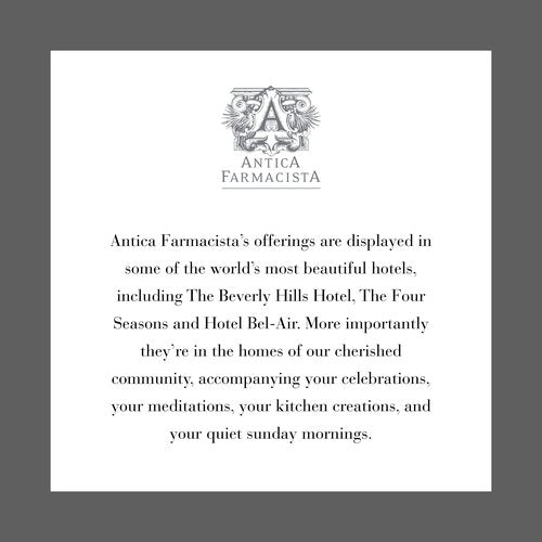 Antica Farmacista Home Ambiance Diffuser - Long-Lasting Reed Scent Diffuser - Luxury Room Freshener Gift - Sandalwood Amber, 8.45 fl oz