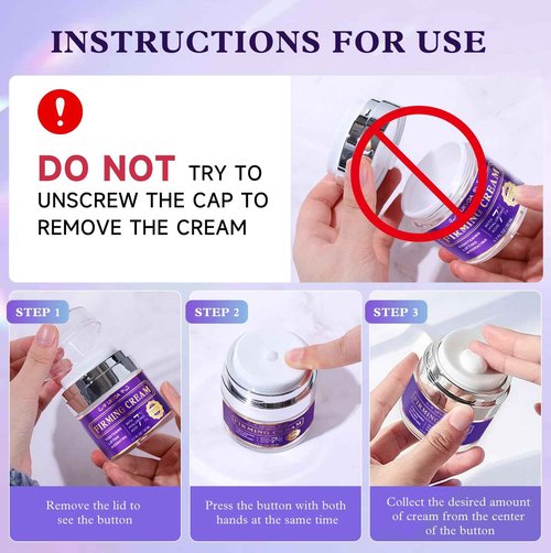 UKVOA Retinol Neck & Face Wrinkle Cream for Women, Neck Cream for Tightening and Firming, Anti Aging Skin Care with Collagen & Hyaluronic Acid, Instant Face Lift Cream 2-Pack