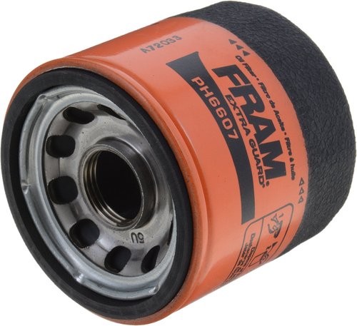 FRAM Extra Guard PH6607, 10K Mile Change Interval Spin-On Oil Filter, black (Pack of 2)
