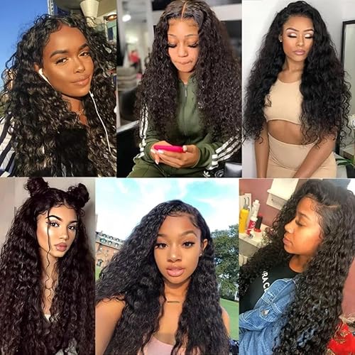 30 inch 10A Grade 1 Bundle kinky curly Human Hair Extension water Unprocessed Brazilian Virgin Hair water wave curly Natural Color
