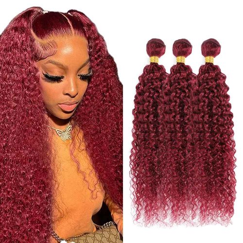 99J Burgundy Bundles Human Hair 99J Curly Wave 3 Bundles 32 32 32 inch Brazilian 8A Remy Red Body Wave Bundle Human Hair Extensions