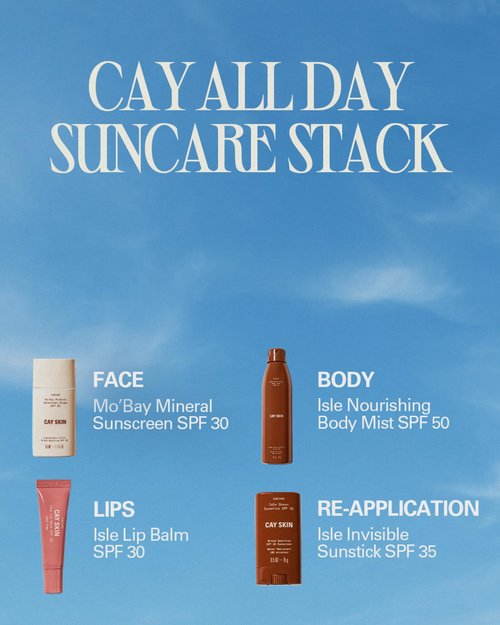 Cay Skin Mo'Bay Mineral Sunscreen Drops SPF 30 – Broad Spectrum Face Sunscreen & Makeup Primer – Lightweight, Moisturizing, Reef Safe Lotion with Natural Finish for All Skin Types – 2-Pack, 1.7 oz.