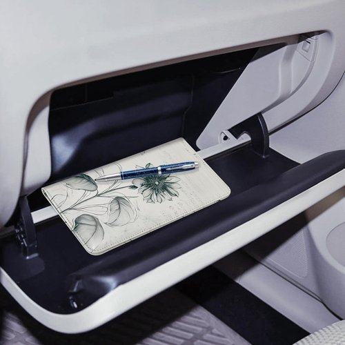 CoBak Car Registration and Insurance Holder - Vehicle Glove Box Car Organizer,Auto Truck Comparment Accessories Case with Magnetic Closure for Driver License,Cards