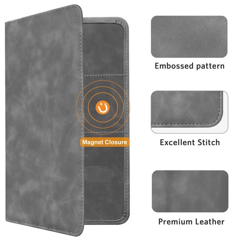 CoBak Car Registration and Insurance Holder - Vehicle Glove Box Car Organizer,Auto Truck Comparment Accessories Case with Magnetic Closure for Driver License,Cards