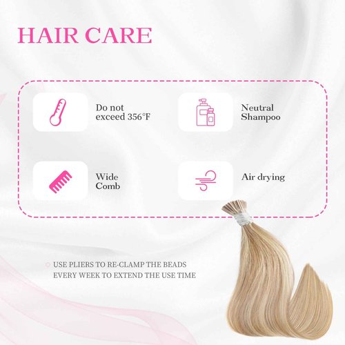 Eliysako I Tip Hair Extensions Human Hair Blonde Itip hair Golden Brown Mix Bleach Blonde 18inch 50g/pack Itip Human Hair Extensions Real Soft Nature Cold Fusion For Women