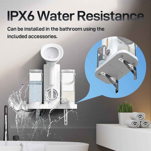 Electric Ear Wax Removal Kit, Ear Irrigation Flushing System with Dual Large Water Tank, 4 Pressure Mode, 2 Tips, Safe Water Ear Cleaner, Effective Ear Flushing Kit for Adults, Waterproof IPX6