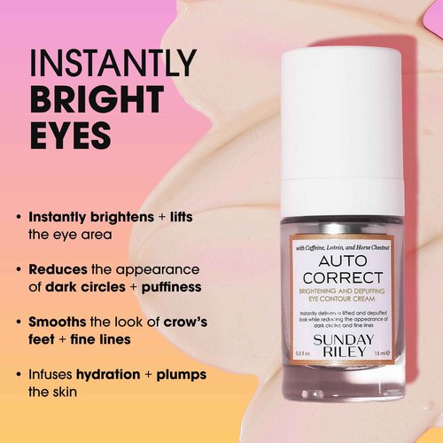 Sunday Riley Auto Correct Brightening and Depuffing Eye Contour Cream