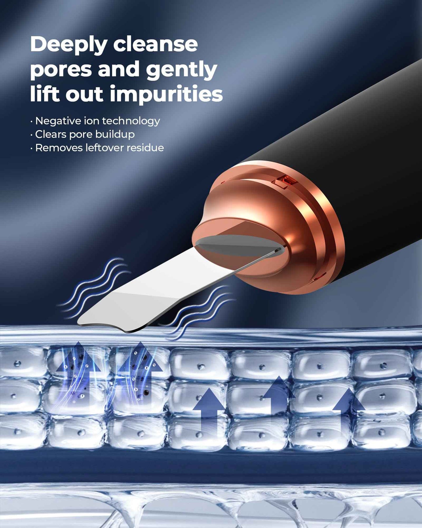 2 in 1 Facial Cleansing Brush & Massager, Facial Skin Scrubber Waterproof and Rechargeable Face Scrub for Deep Cleansing Vibrating Exfoliator Scrubber Skin Care with 7 Modes,Gentle Exfoliating - Black