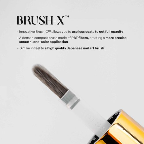 Apres Gel Couleur Combo Set, 5 Color Gel Nail Polish, Bright Nude Pastel Colors with Brush-X Nail Art Brush, 2024 Edition (Set 20)