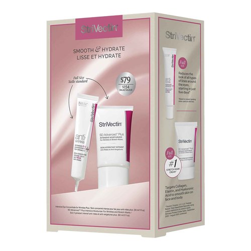 StriVectin Smooth & Hydrate Face Moisturizer and Eye Cream Skin Care 2-Piece Set