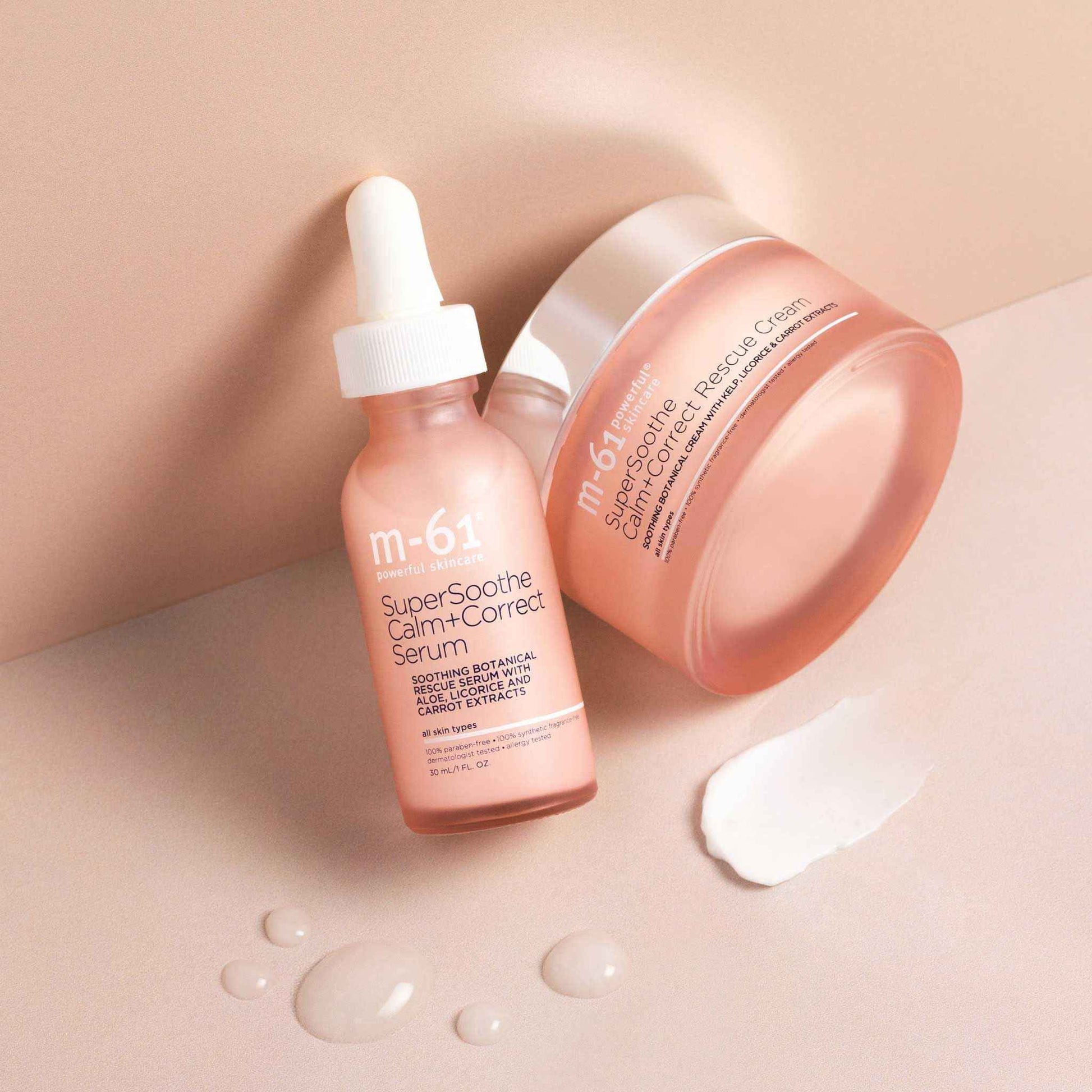 m-61 SuperSoothe Calm+Correct Serum | Soothing Botanical Rescue Serum To Calm Skin, Hydrate, and Reduce Redness. For Sensitive Skin - 1 Fl Oz