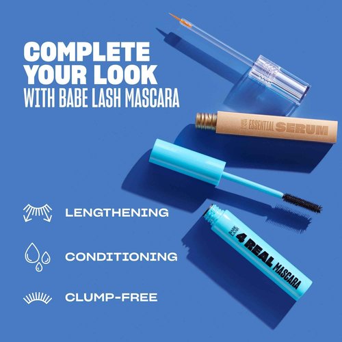 Babe Original Eyelash Serum for Natural, Fuller & Longer Looking Eyelashes - Lash Serum Hydrates Lashes for Lash, Brow & Lash Extensions - 4mL