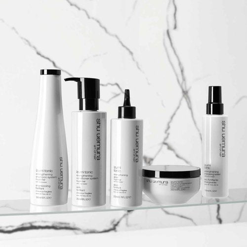 shu uemura art of hair Izumi Tonic Strengthening & Thickening Rice Water Treatment - Leave-In Treatment, Hydrates and Repairs Damaged Hair, With Japanese Rice Water, 5 Fl Oz