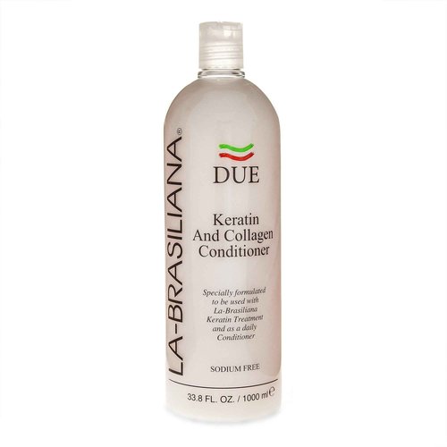 La-Brasiliana Due Keratin and Collagen Conditioner, 33.8 fl.oz.