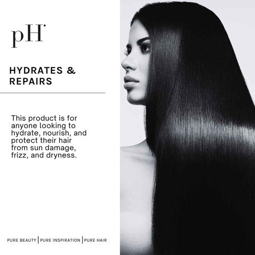 pH PURE HAIR Laboratories Ultimate Summer Hair Care Essentials: Shampoo Conditioner & Anti-Frizz Oil for Sun, Salt & Chlorine, Hydrates & Repairs with Aloe Vera & Tulip Extract (8.45+8.45+3.38 fl oz)