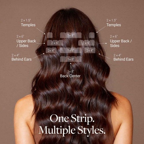 GOO GOO Tape in Hair Extensions Human Hair, 3/8/613 Walnut Brown to Ash Brown and Bleach Blonde, 8cm Wide Tape, 20inch 10pcs 50g, Tape Weft Hair Extensions, Real Human Hair, Seamless Tape in