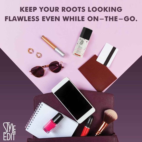 Style Edit Dark Red/Auburn Full Size, Travel Size Concealer, and Touch Up Powder