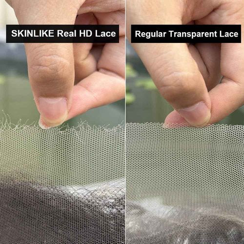 Venice Hair Real HD Lace Closure only 0.10mm Ultra-thin Invisible Crystal HD Lace Pre Plucked with Baby Hair Straight Human Hair Lace Frontal Closure (2x6 HD Straight, 20 Inch)