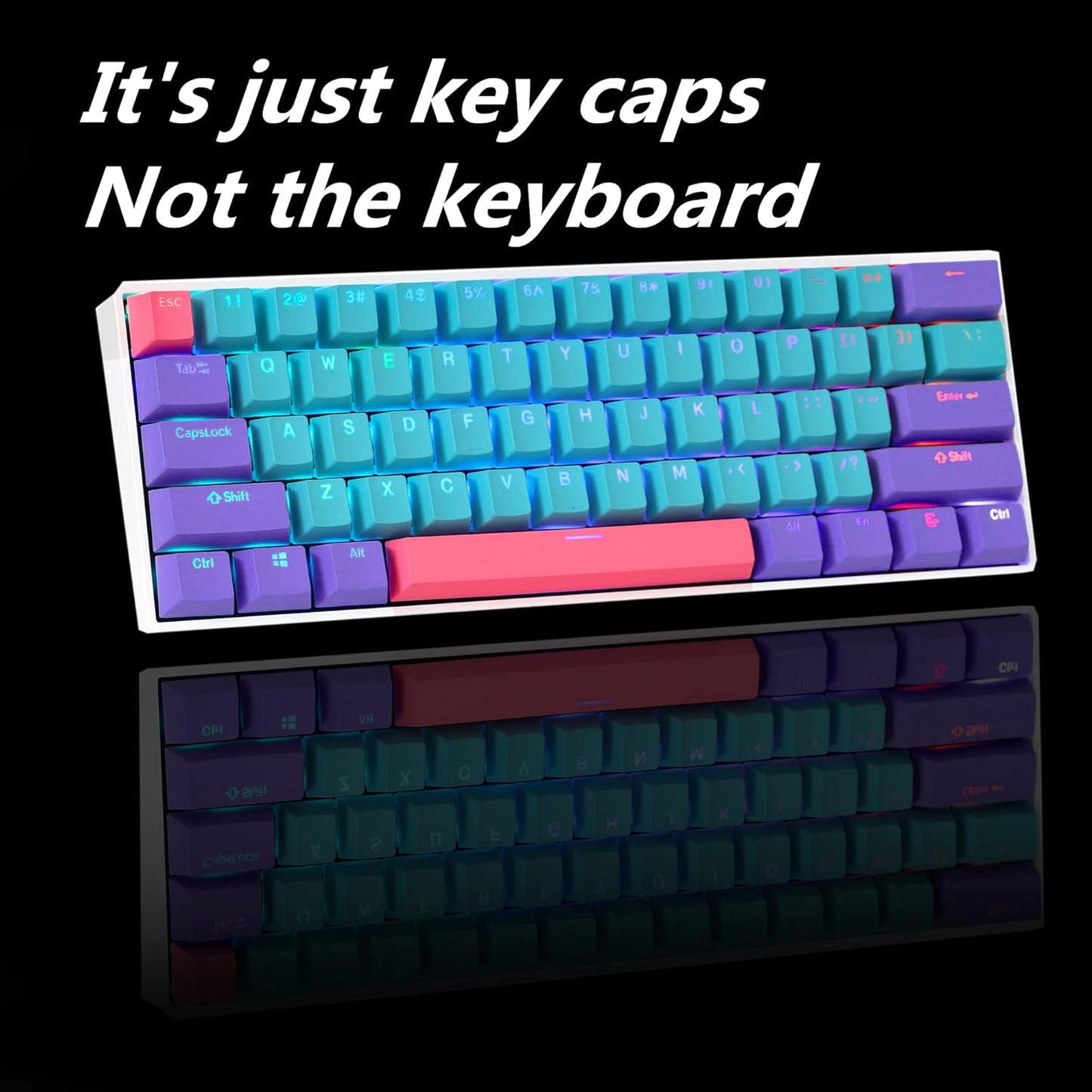 133 Keys PBT Keycap XDA Profile Keycaps Dye-Sublimation Custom Keycaps for MX Switches 60% 75% 100% Mechanical Gaming Keyboards(Caramel Bear)