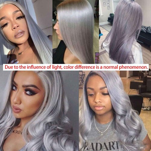 Straight Human Hair Bundles 22inch Sliver Grey Human Hair Weave Bundles 100% Brazilian Remy Human Hair Extension For Women